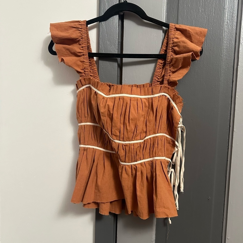 Free People Claude Corset Blouse - Picture 5 of 10